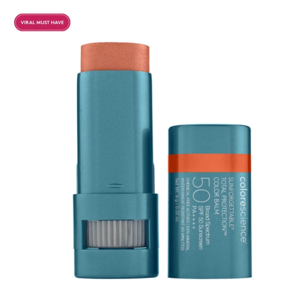 NWT Colorescience Sunforgettable Total Protection Color Balm SPF 50 –Golden Hour